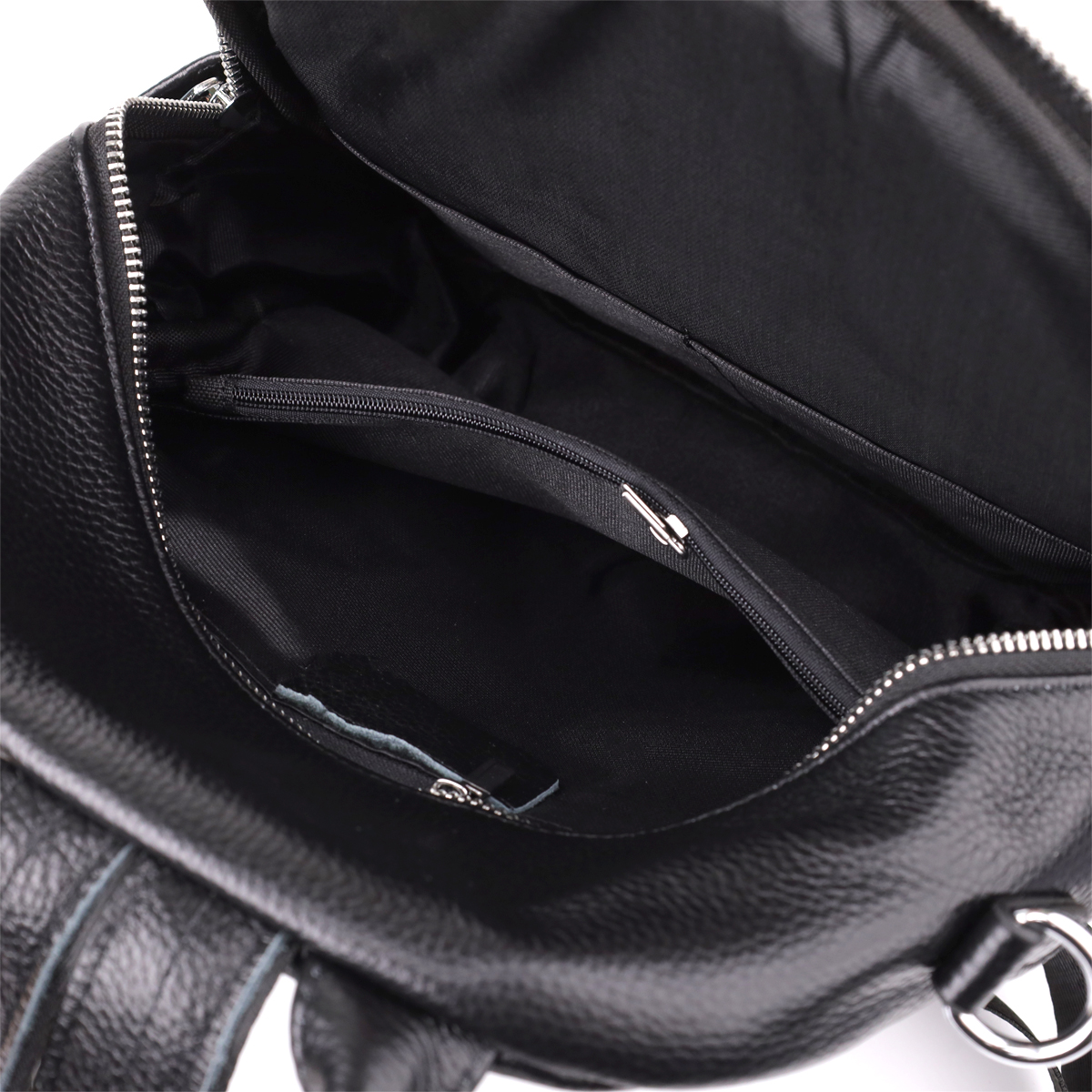 Женский рюкзак из натуральной кожи Vintage Черный