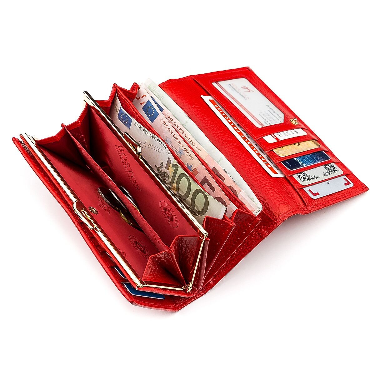 Гаманець жіночий Boston (SB) яскравий Червоний