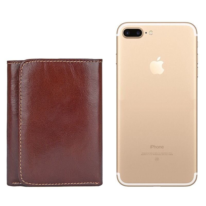 Гаманець чоловічий шкіряний Vintage Коричневий