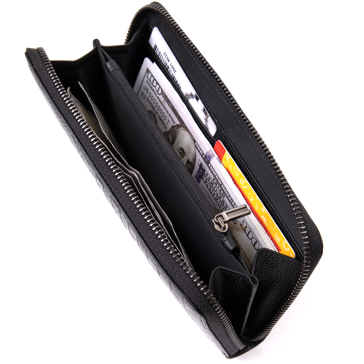 Клатч чоловічий під рептилію Vintage Чорний