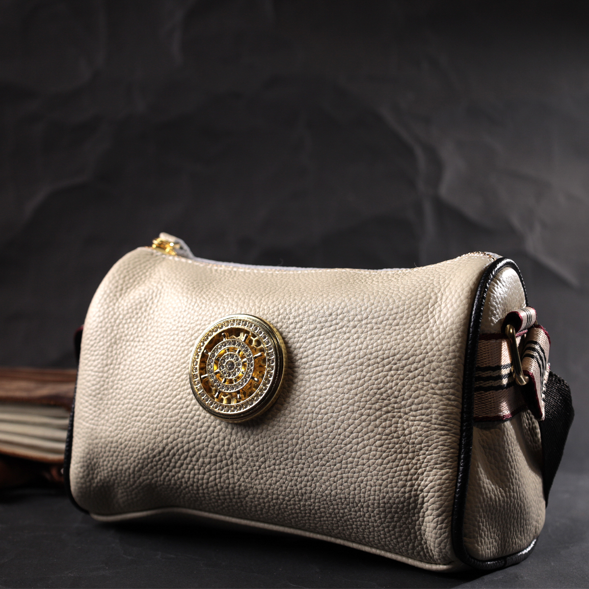 Дивовижна сумка для стильних жінок із натуральної шкіри Vintage Білий