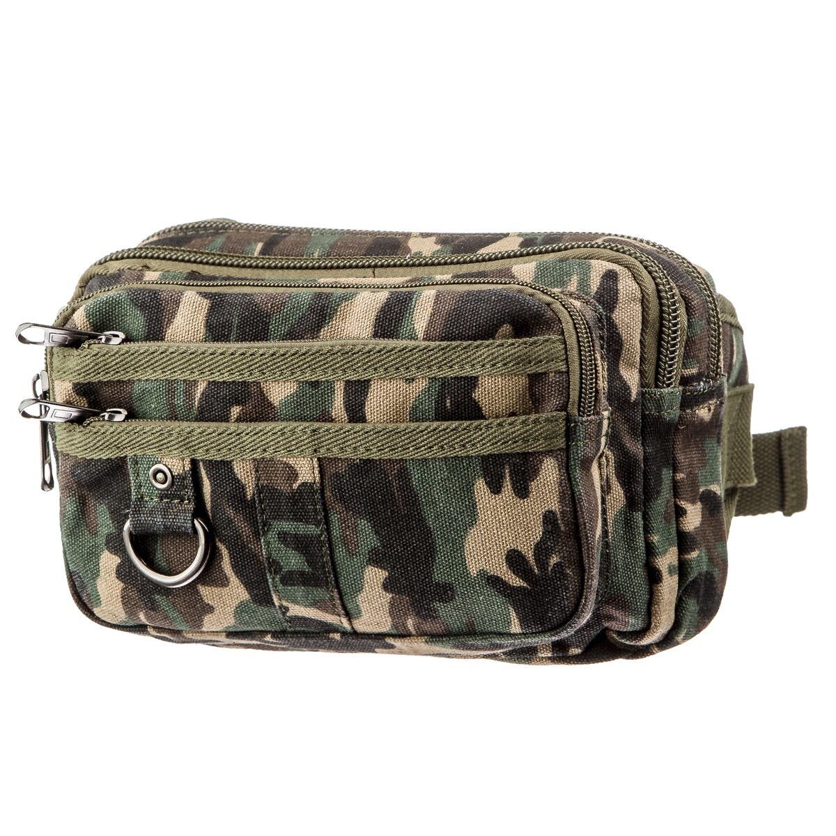 Бананка текстильна на пояс Vintage Мілітарі