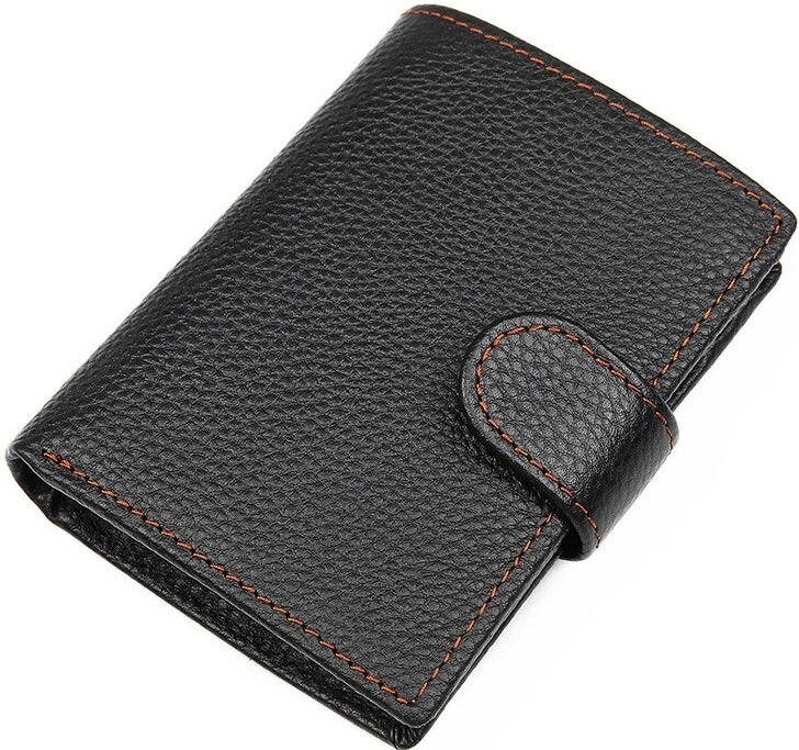 Гаманець чоловічий Vintage шкіряний Чорний