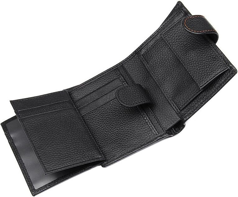 Гаманець чоловічий Vintage шкіряний Чорний