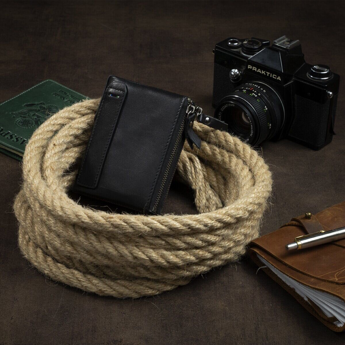 Гаманець унісекс Vintage Чорний