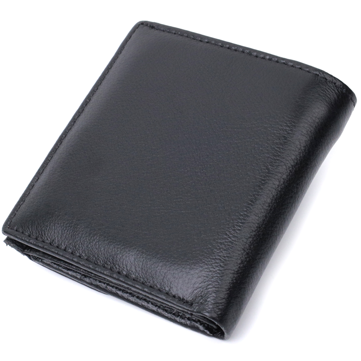 Оригінальне жіноче портмоне з натуральної шкіри ST Leather Чорний
