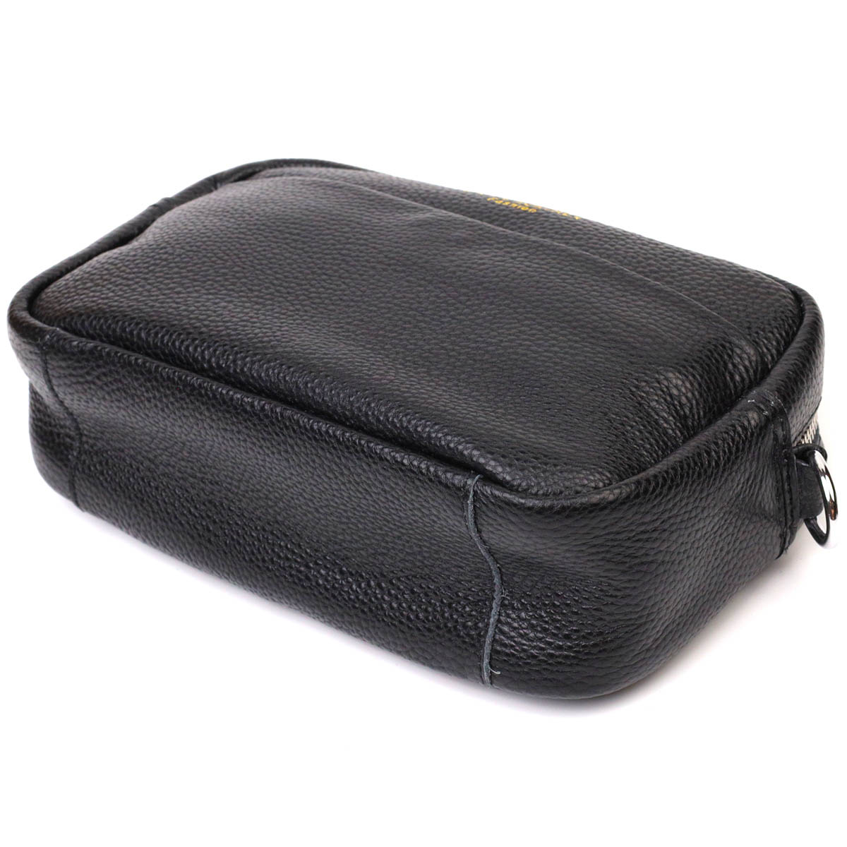 Відмінна сумка жіноча на плече з натуральної шкіри Vintage Чорна