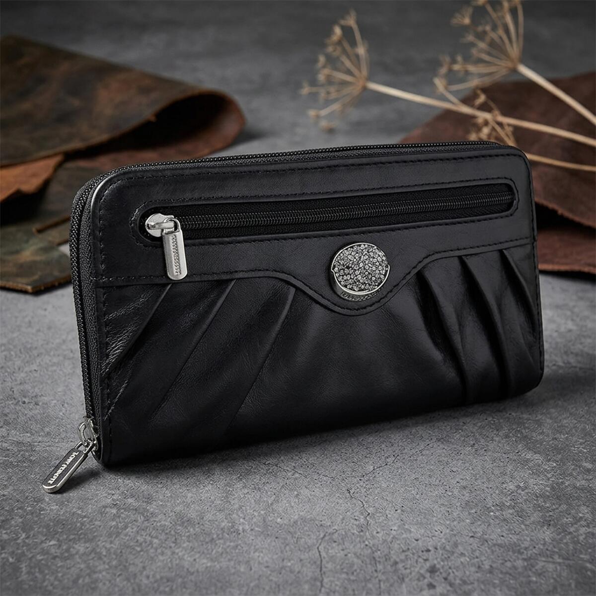 Женский кошелек Tony Perotti Swarovski nero () Черный