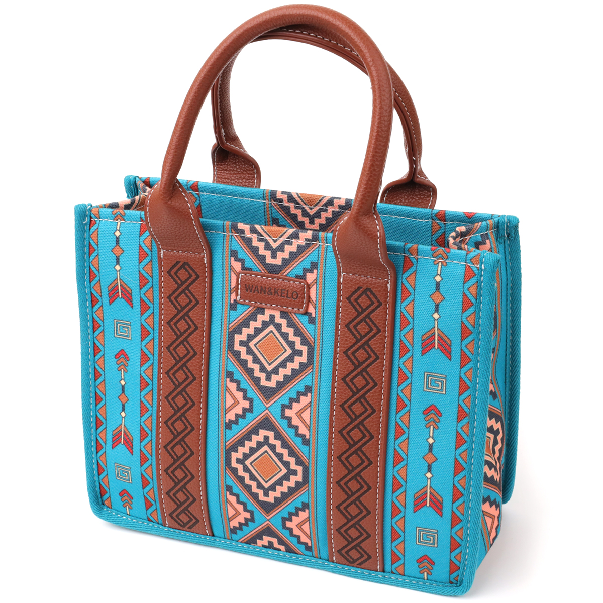 Красочная женская сумка из текстиля Vintage sale_ Разноцветный