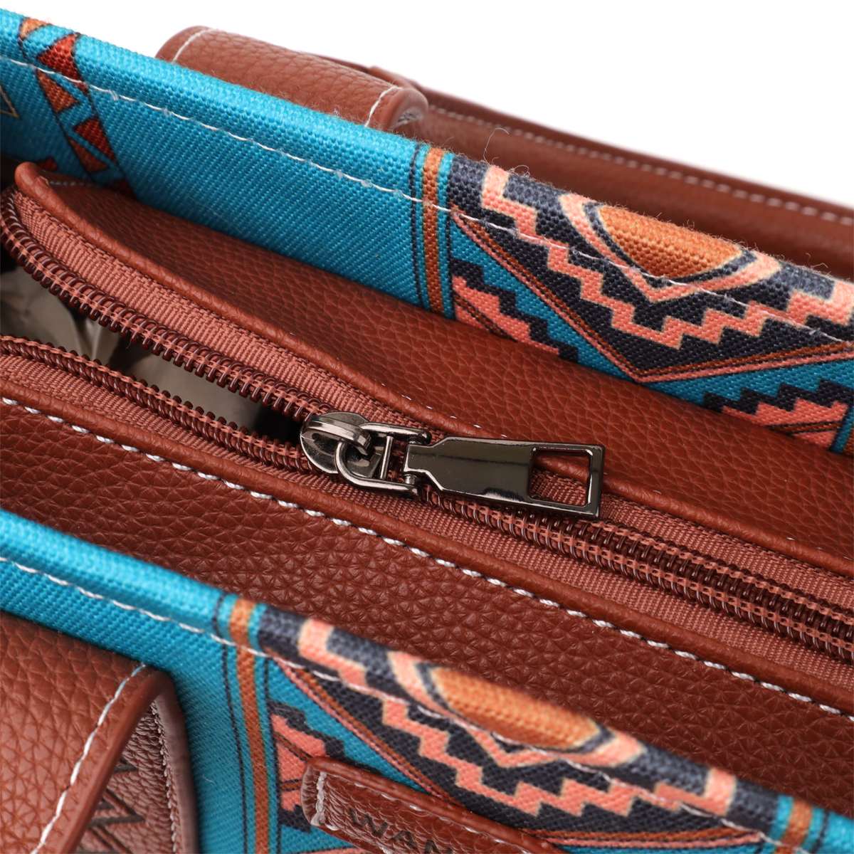 Красочная женская сумка из текстиля Vintage sale_ Разноцветный