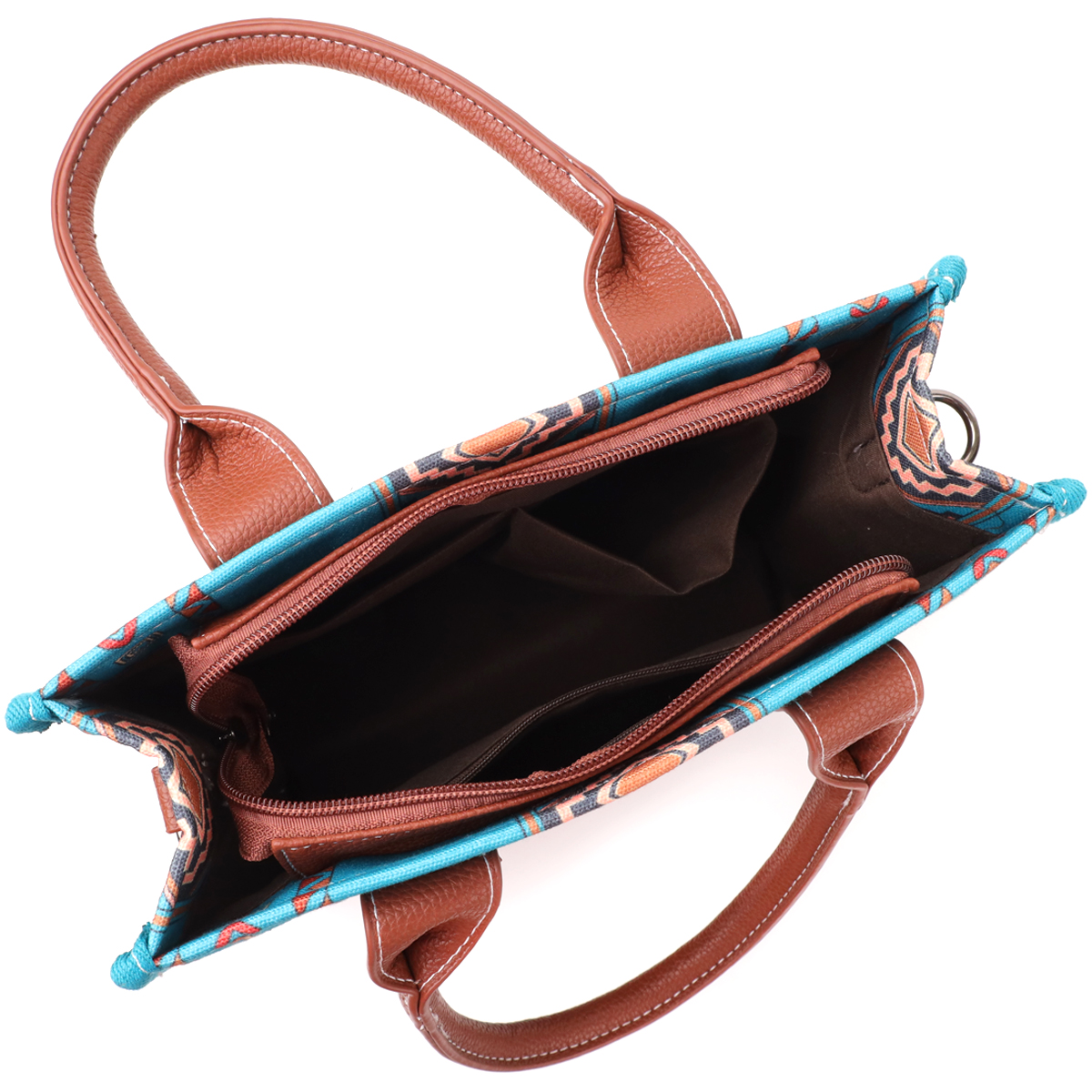 Красочная женская сумка из текстиля Vintage sale_ Разноцветный