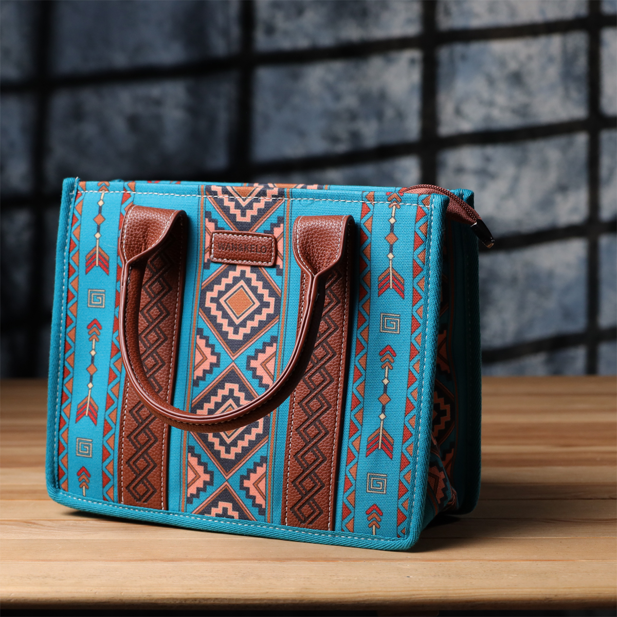 Красочная женская сумка из текстиля Vintage sale_ Разноцветный