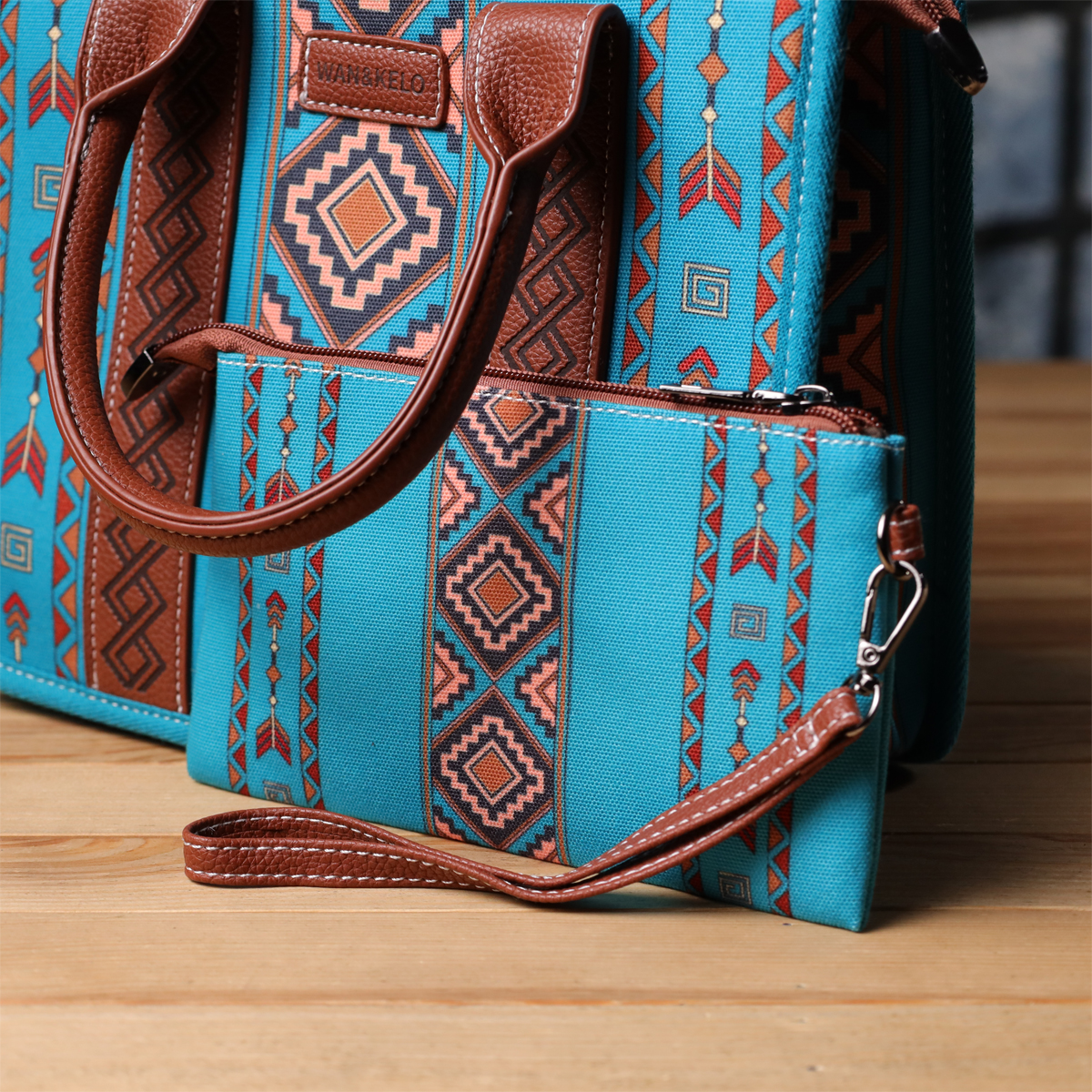 Красочная женская сумка из текстиля Vintage sale_ Разноцветный