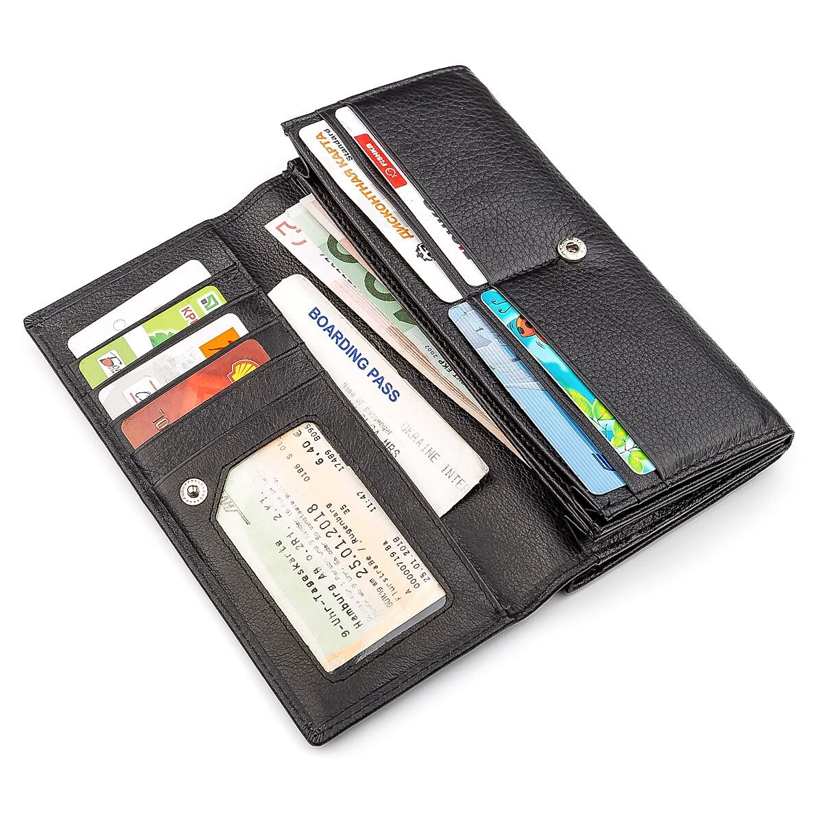 Кошелек женский ST Leather (ST) классический Черный