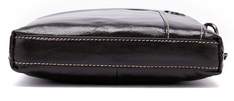 Сумка мужская из кожи Vintage Коричневая