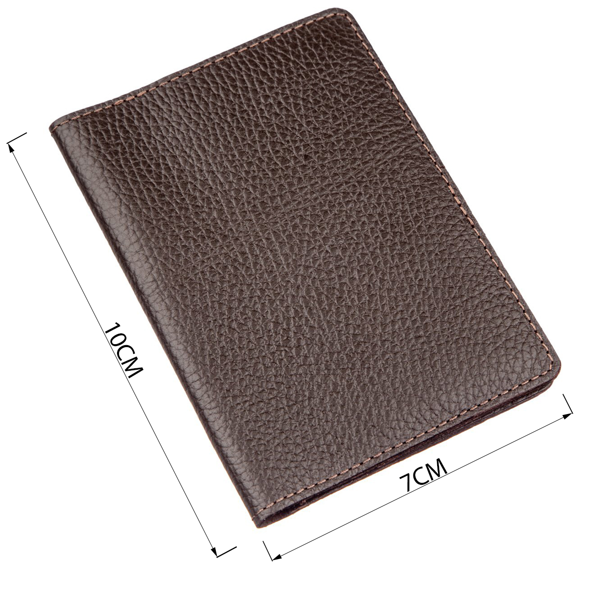 Гаманець-обкладинка для паспорта Shvigel шкіряна Коричнева