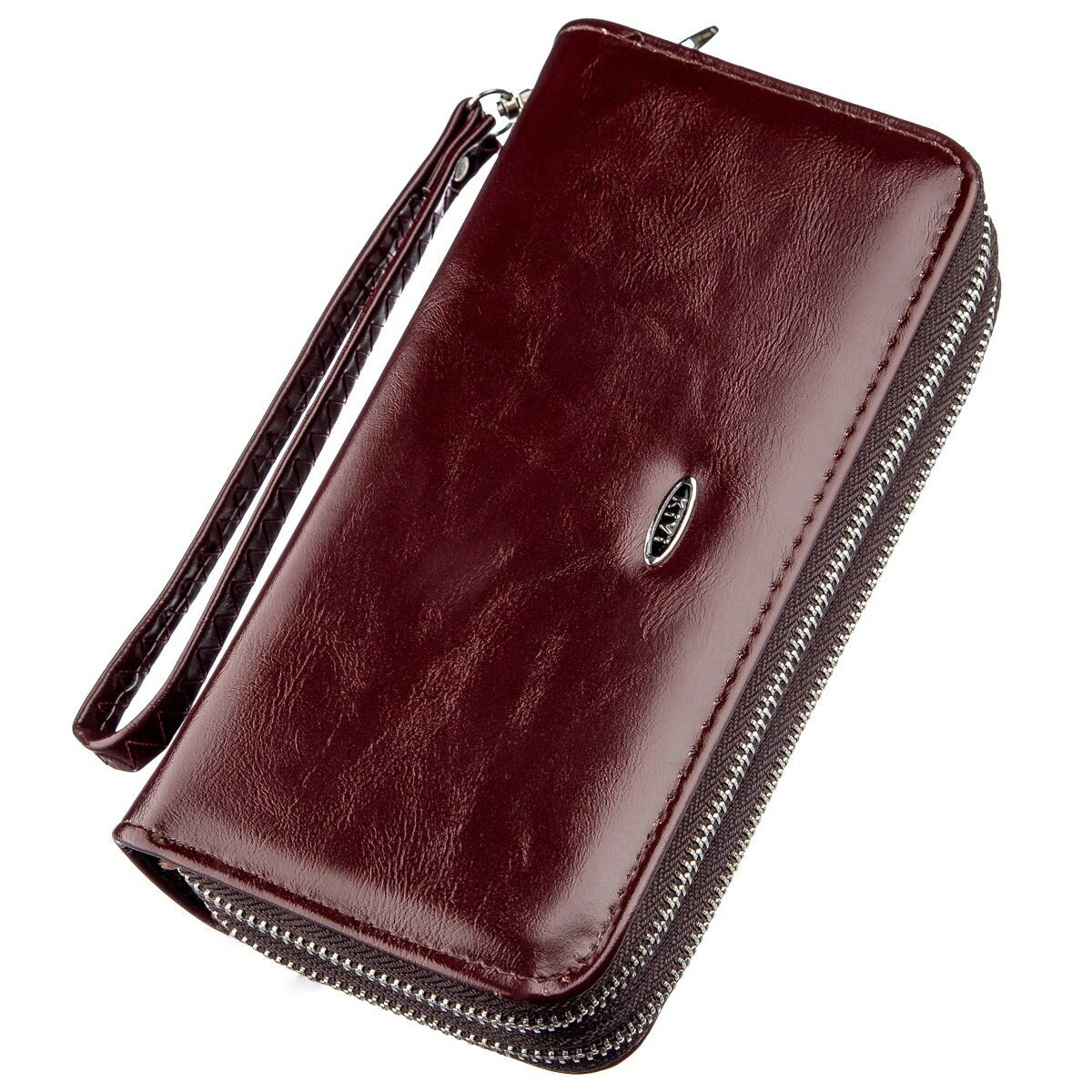 Гаманець жіночий з екошкіри KIVI Коричневий