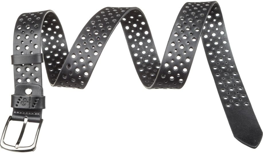 Ремінь чоловічий Grande Pelle джинсовий Чорний