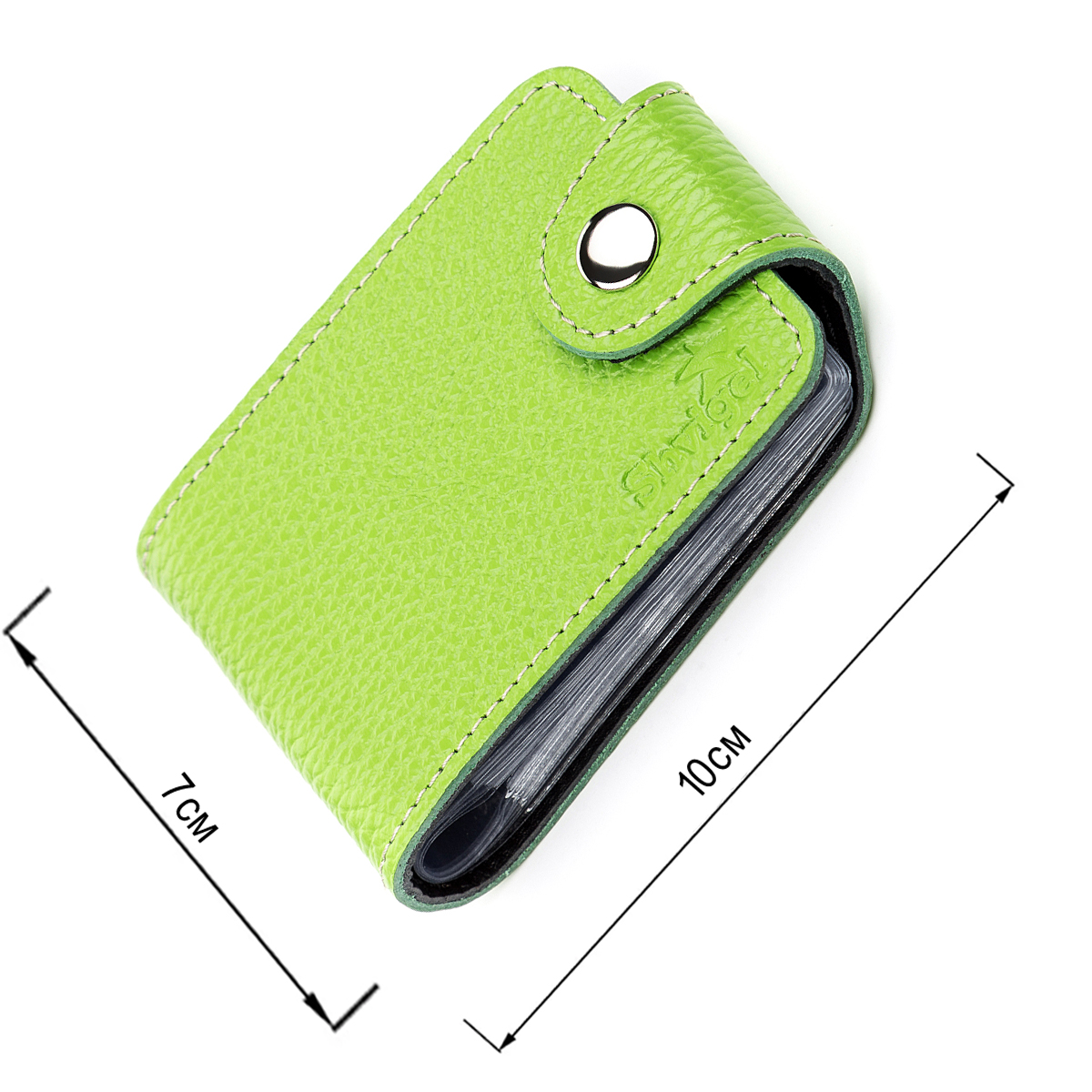 Холдер горизонтальный Shvigel кожаный Салатовый