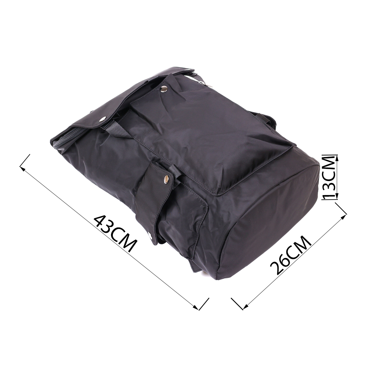 Чоловічий рюкзак з текстилю Vintage Чорний