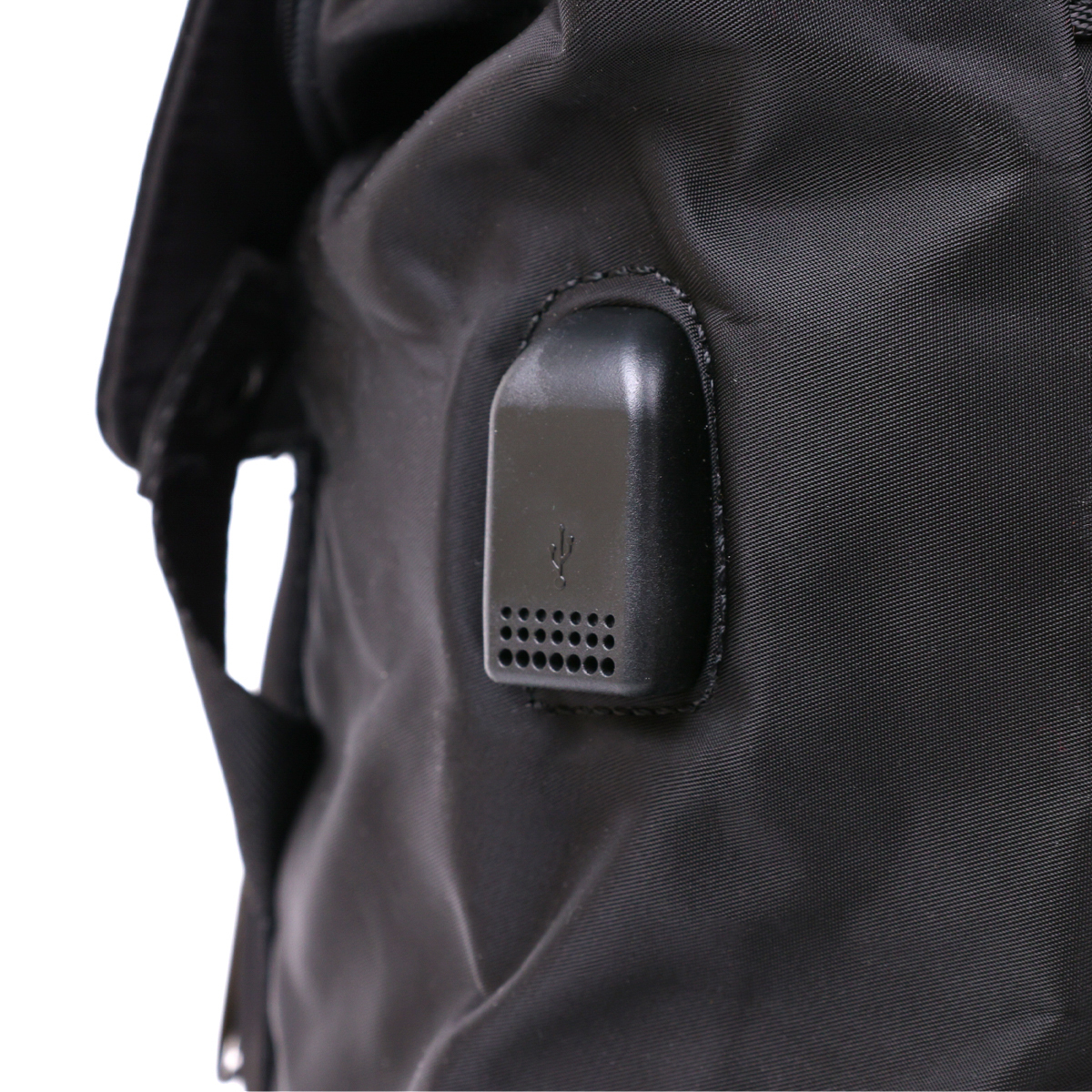 Чоловічий рюкзак з текстилю Vintage Чорний