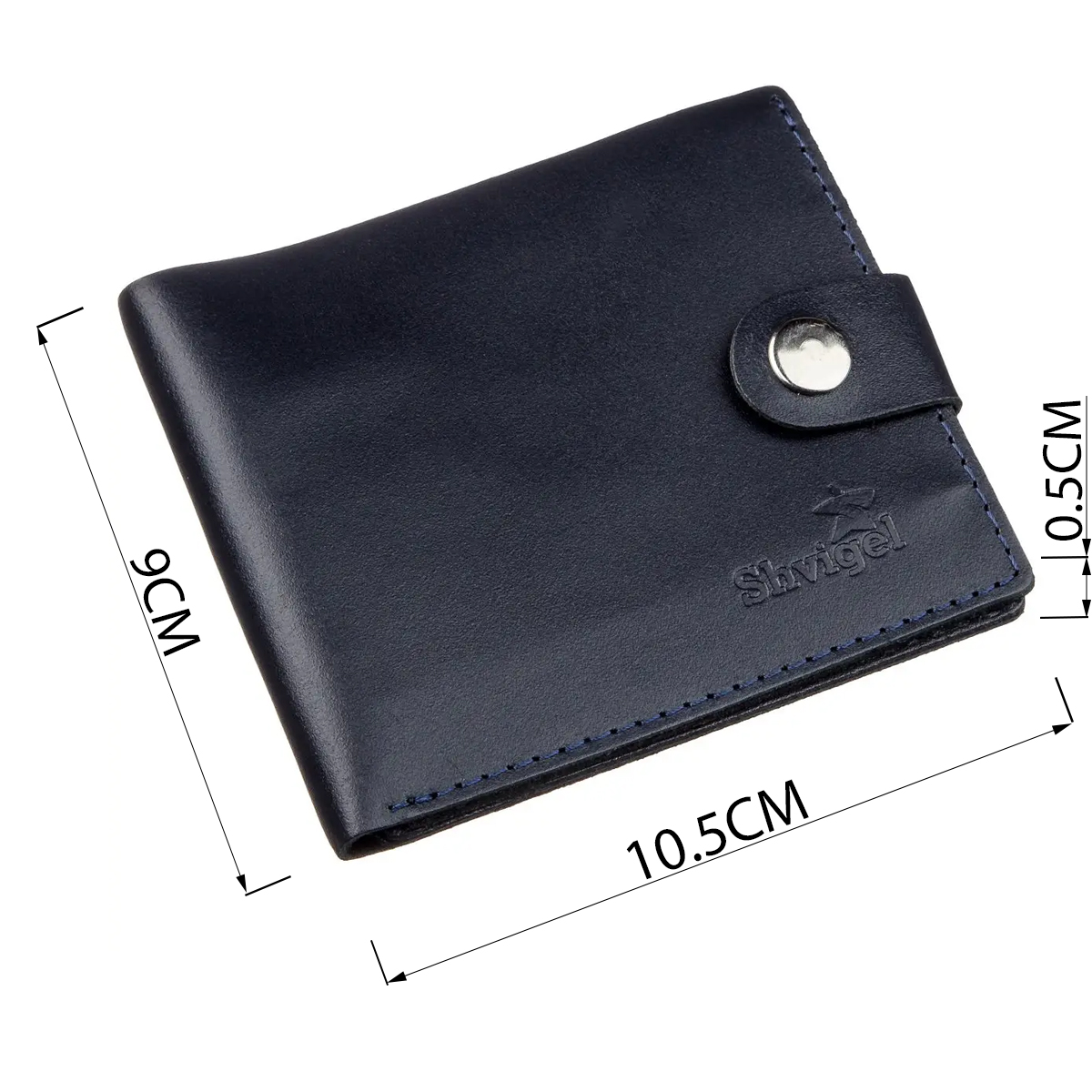 Портмоне горизонтальне чоловіче SHVIGEL Синє