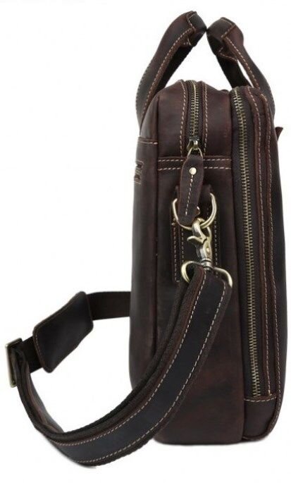 Сумка Vintage з вінтажної шкіри Коричнева