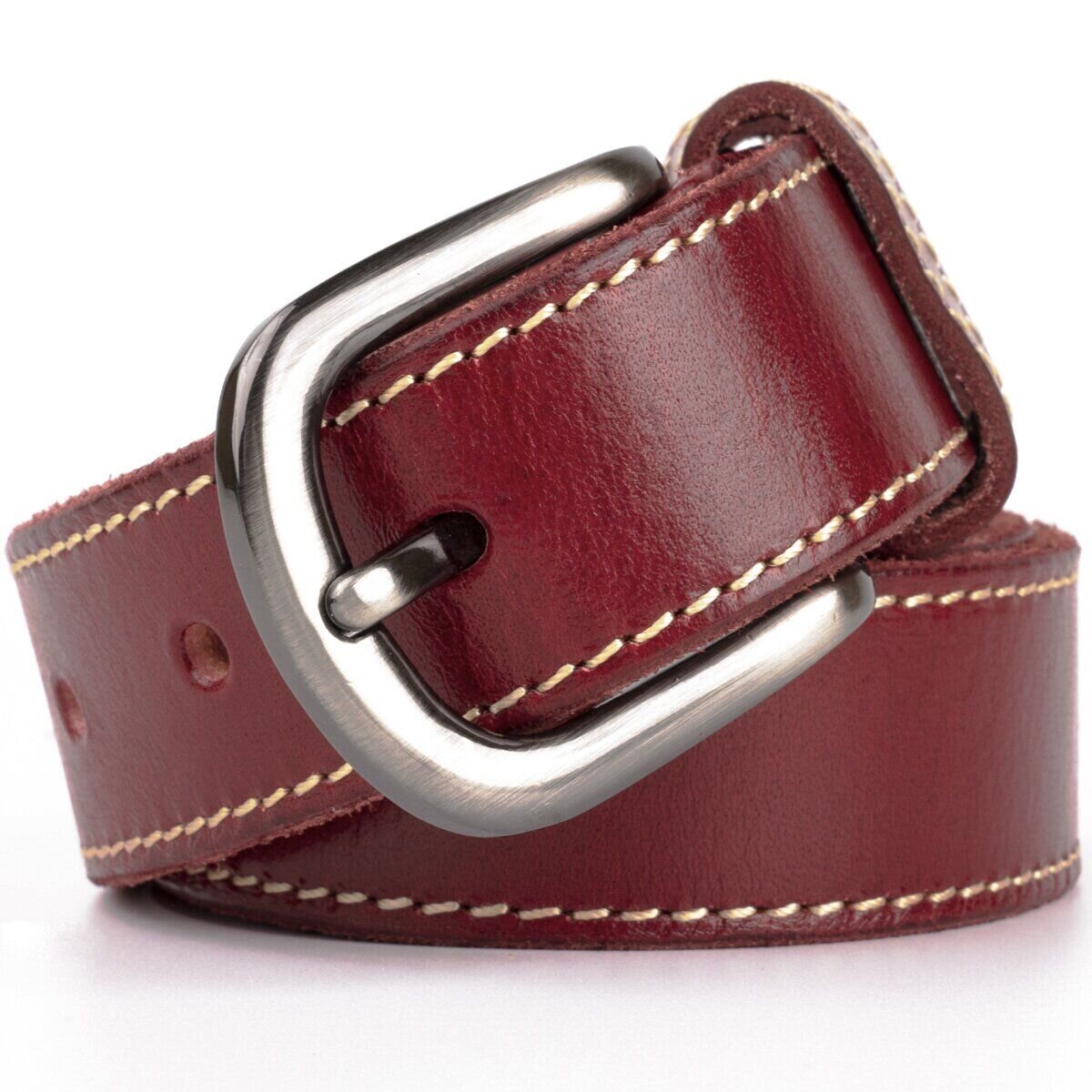 Ремінь жіночий Vintage Бордовий
