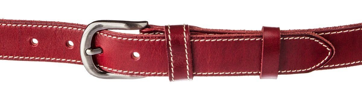 Ремінь жіночий Vintage Бордовий
