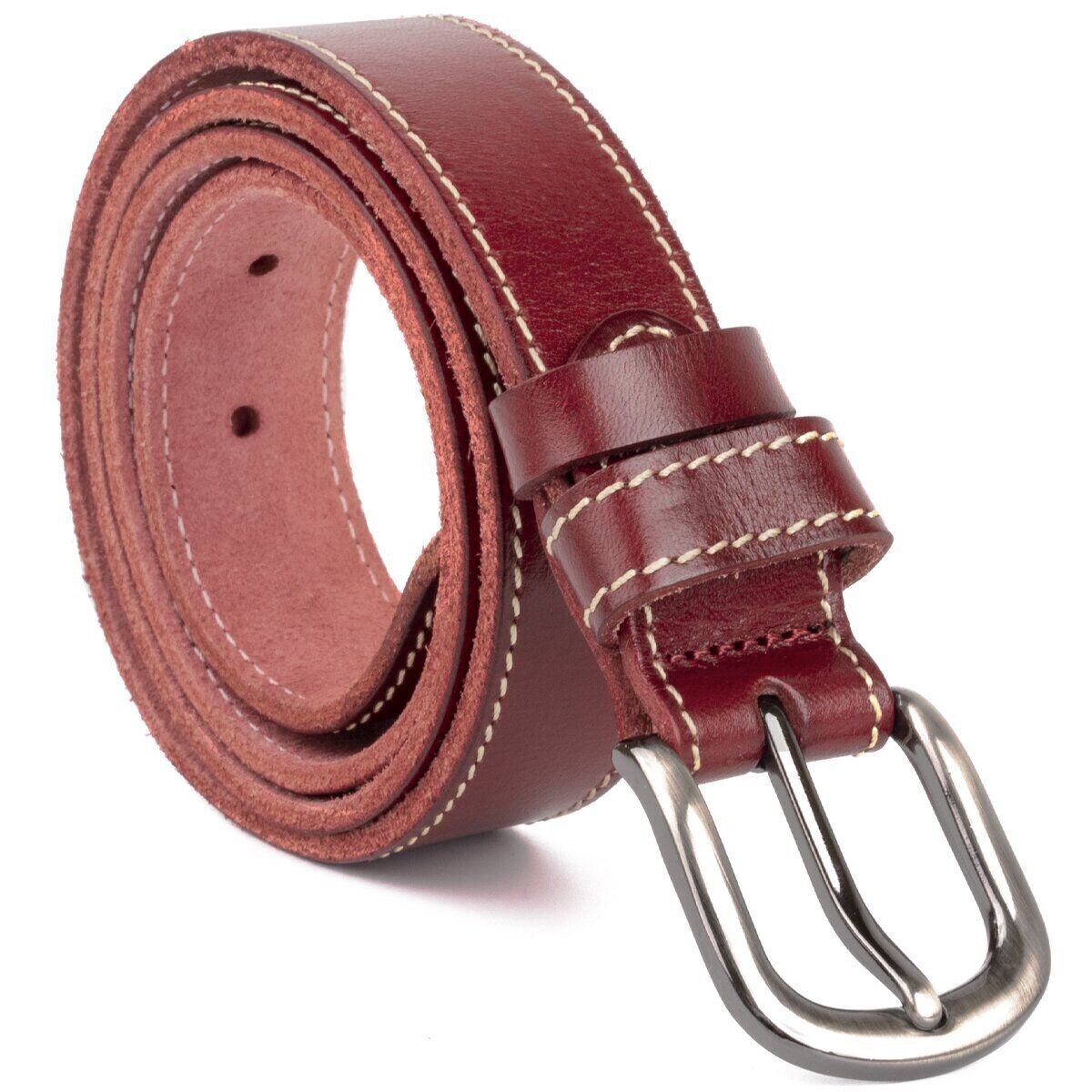 Ремінь жіночий Vintage Бордовий