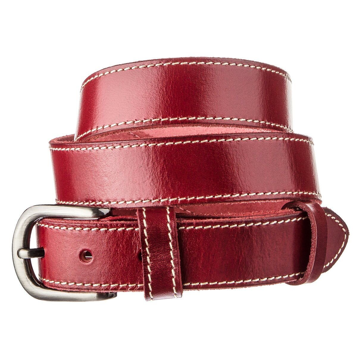 Ремінь жіночий Vintage Бордовий