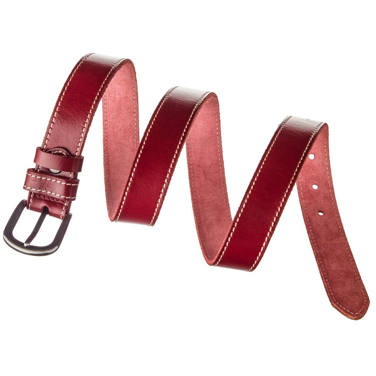 Ремінь жіночий Vintage Бордовий
