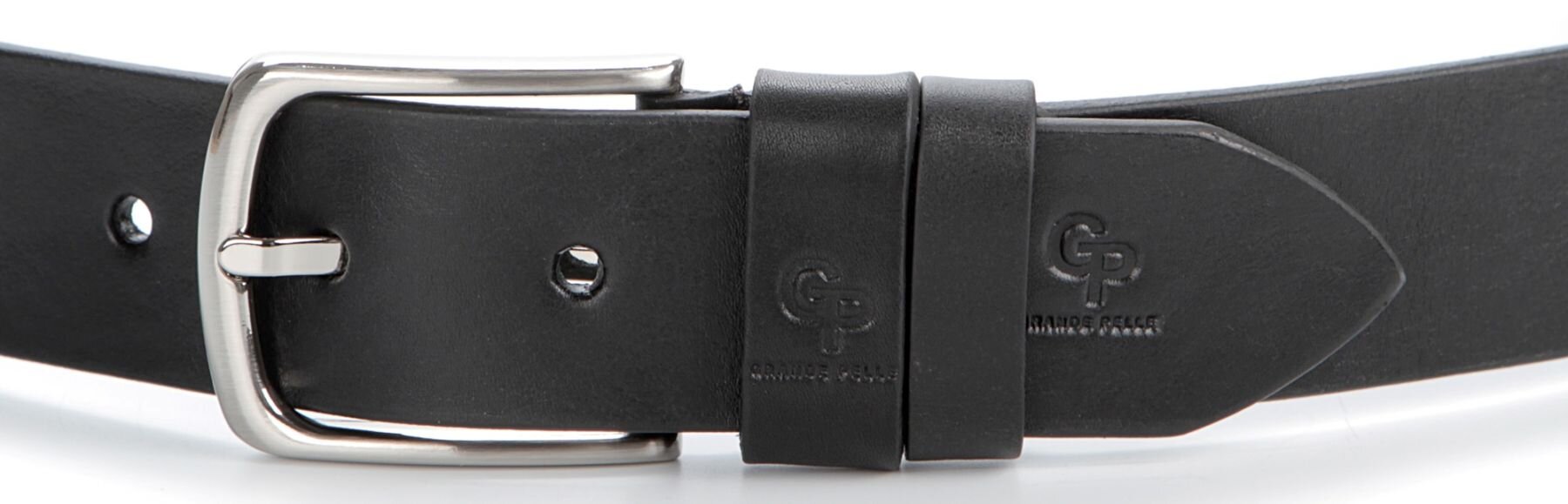 Ремень мужской GRANDE PELLE джинсовый Черный