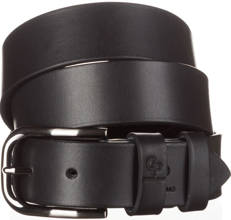 Ремень мужской GRANDE PELLE кожа Черный