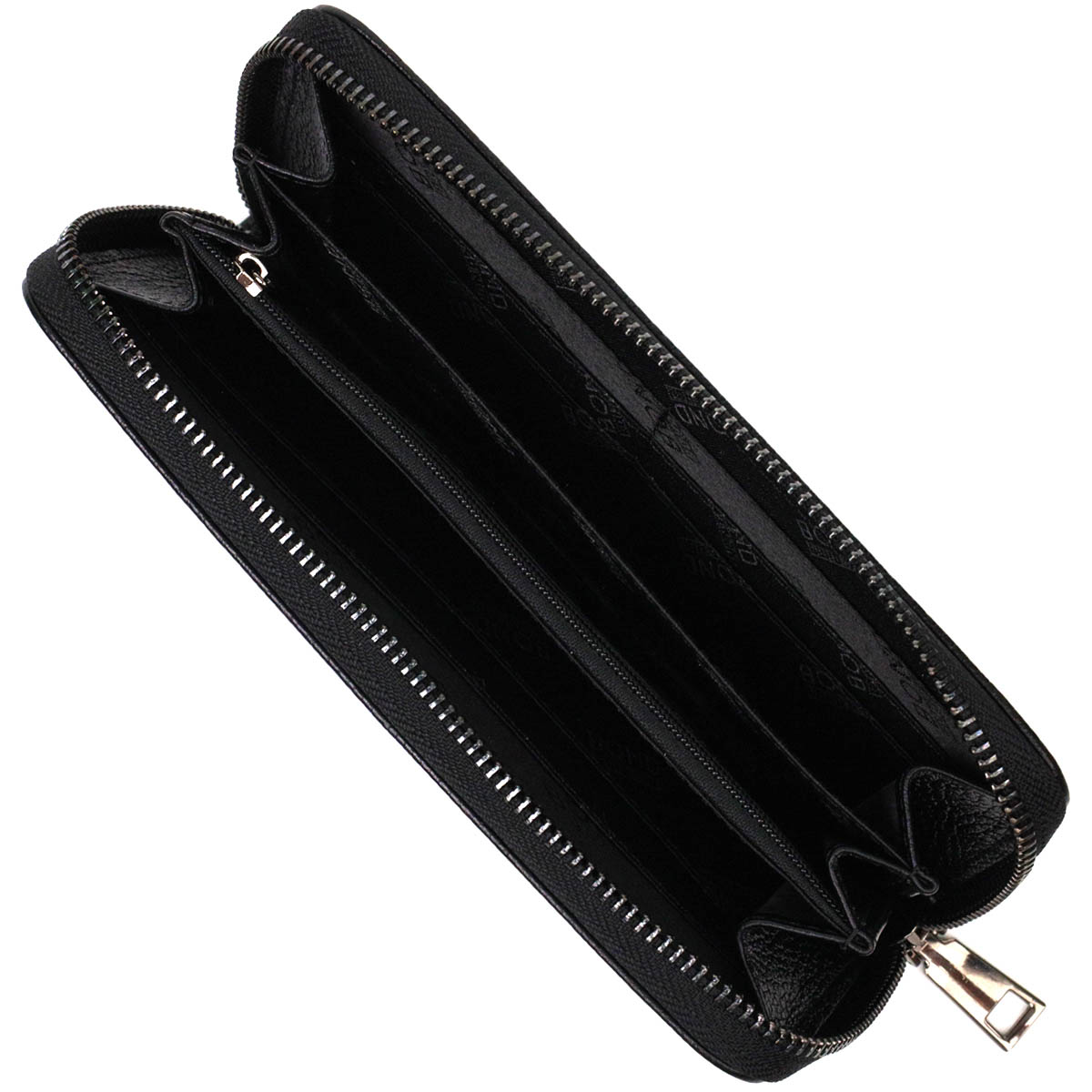 Чудовий жіночий гаманець із натуральної зернистої шкіри BOND Чорний