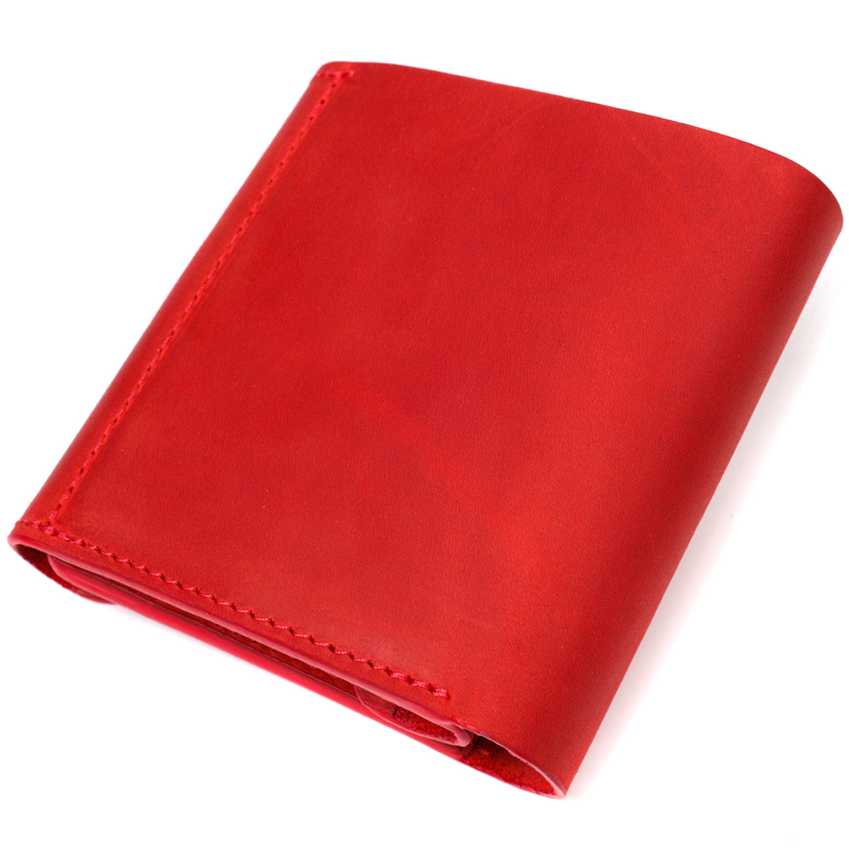 Кошелек для женщин из матовой натуральной кожи GRANDE PELLE Красный